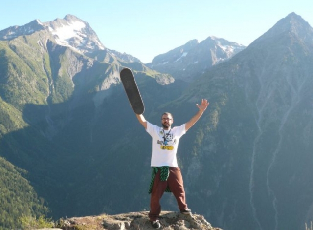 Skate en la cima del mundo